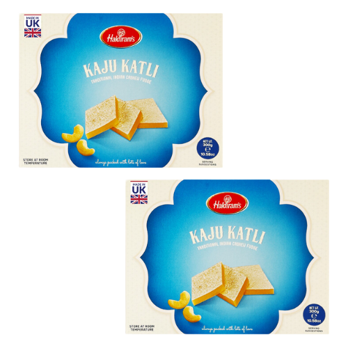 Haldiram's Kaju Katli - dezert z kešu ořechů (Balení 2 x 300g) 600g