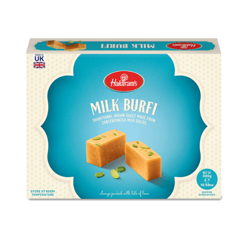 Haldiram's Milk Burfi / Mléčné Burfi (300g)