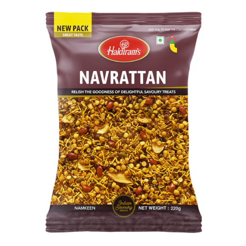 Haldiram's Navrattan Mix / Kořeněná směs (200g)