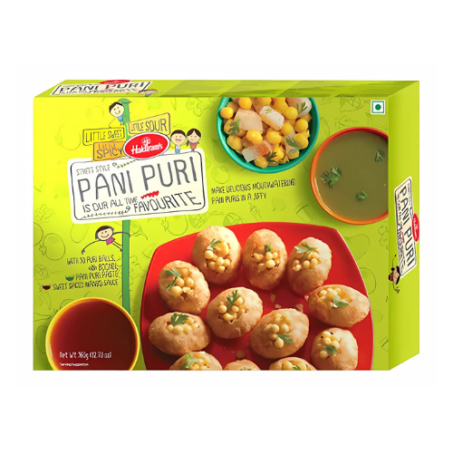 Haldiram's Pani Puri / Pšeničné koule k naplnění 30ks (360g)