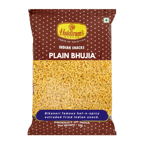 Haldiram's Plain Bhujia / Smažené luštěninové nudličky (1 kg)