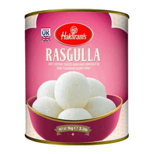 Haldiram's Rasgulla Tin (12pcs) - 1Kg