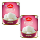 Haldiram's Rasgulla v plechovce (12ks) (Balení 2 x 1Kg) 2Kg