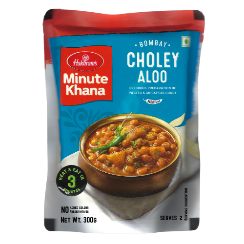 Haldiram's (veganské) Aloo Choley / Brambory s cizrnou (300g) - Hotové jídlo