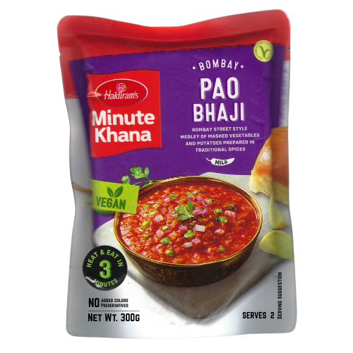 Haldiram's Bombajské Pao Bhaji (veganské) (300g) - Hotové jídlo