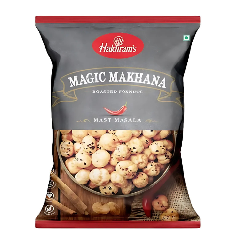Haldiram's pražená lotosová semena s kořením Mast Masala (30g)