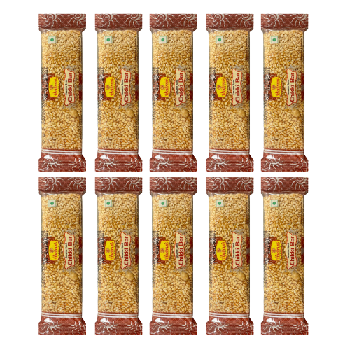 Haldiram's Sesame Chikki Bar / Sezamová tyčinka (Balení 10 x 40 g) 400g SLEVA [DMT: 23. listopad 2024]