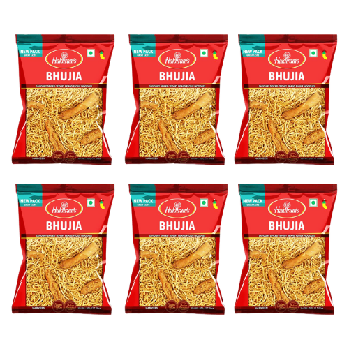 Haldiram's Bhujia / Smažené cizrnové nudličky (Balení 6 x 200g) 1,2Kg