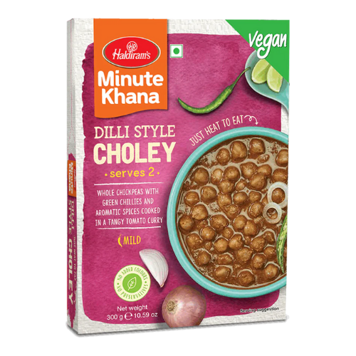 Haldiram's Dilli Style Choley  / Kořeněné cizrnové kari z Dillí (300g) - Hotové jídlo