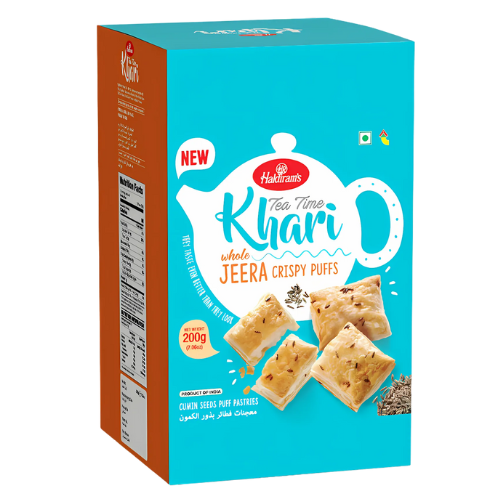 Haldiram's Khari Jeera Puff / Sušenky s římským kmínem (200g)