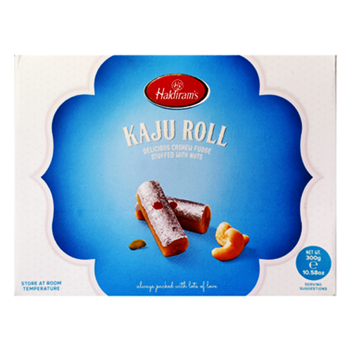 Haldiram's Kaju Roll / Rolky s kešu oříšky (300g) - SLEVA! [DMT: 25. srpen 2025]