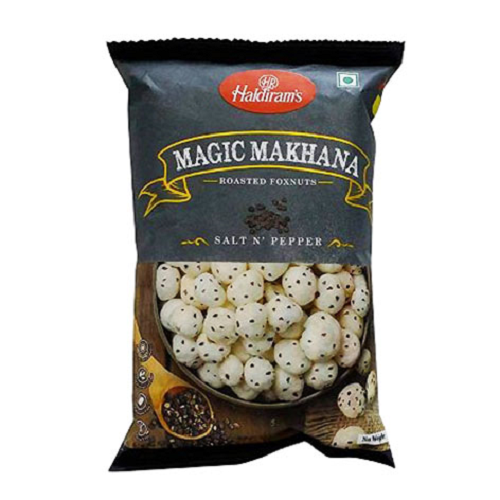 Haldiram's Roasted Foxnuts Salt and Pepper (30g)