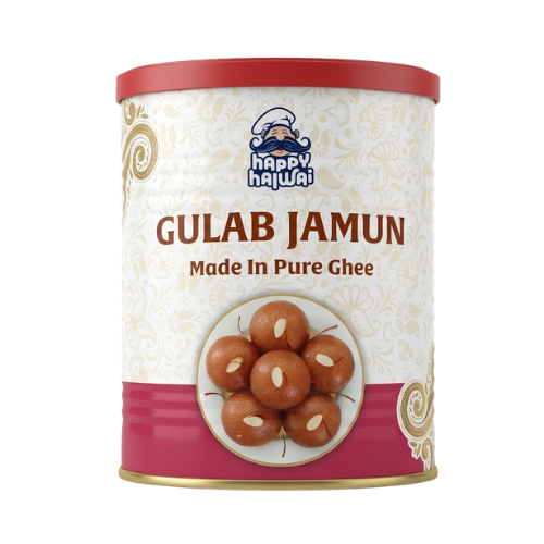 Happy Halwai dezert Gulab Jamun v plechovce (12 ks) (1kg)