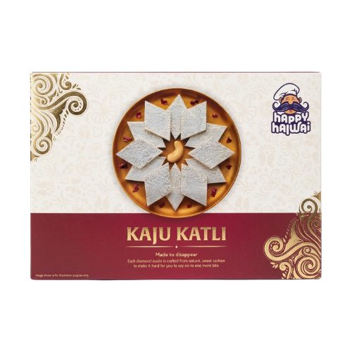 Happy Halwai  Kaju Katli dezert z kešu oříšků (300g)