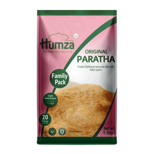 Humza Original Paratha Family Pack (1.6kg) - Frozen Item !!