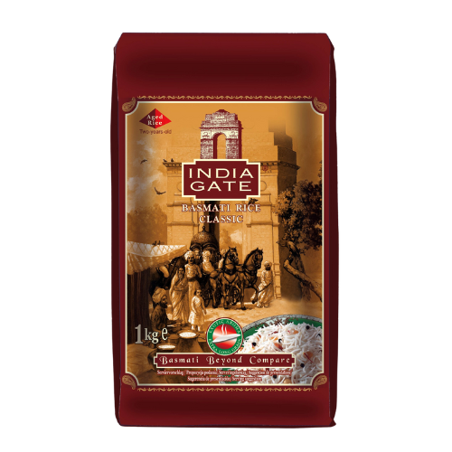 India Gate Klasická Basmati rýže (1kg)