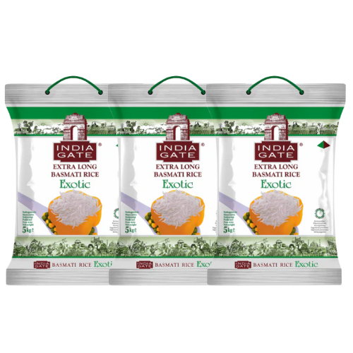 India Gate Exotická rýže Basmati (Balení 3 x 5kg) 15kg