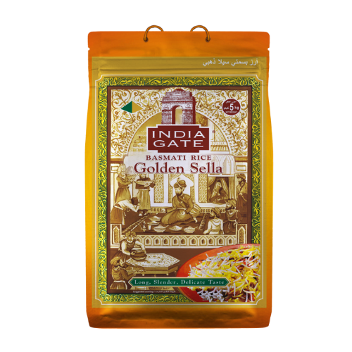 India Gate Golden Sella Basmati Rice (5kg)