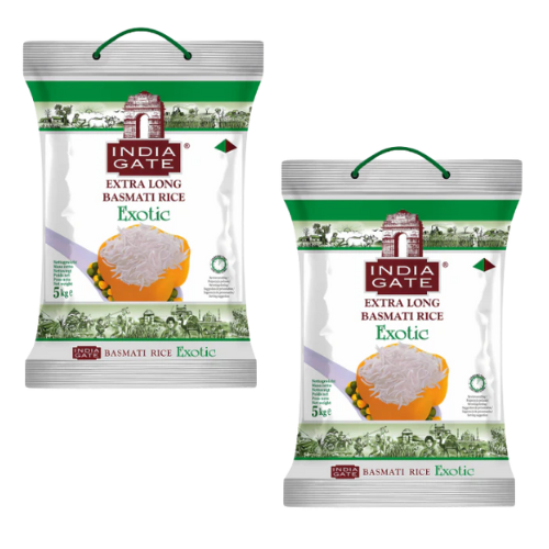 India Gate Exotická rýže Basmati (Balení 2 x 5kg) - 10kg