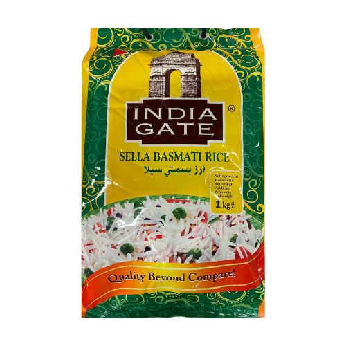 India Gate Sella Basmati Rice / Předpařená rýže Basmati (1kg)