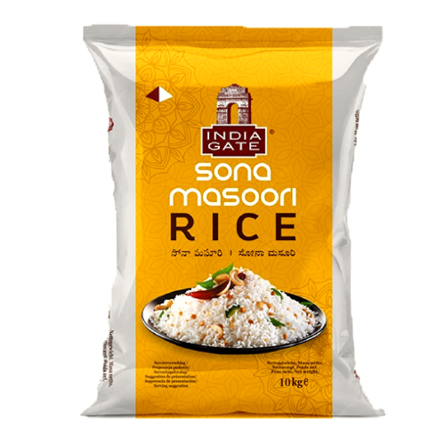 India Gate Sona Masoori Rice (10kg)