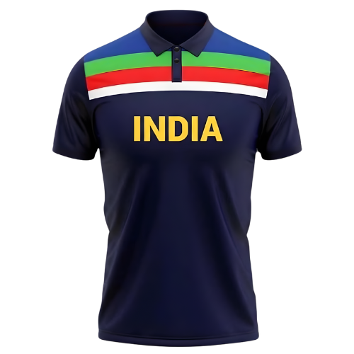 Free India 1992 Retro Cricket Fan Inspired Jersey - L (1pc)