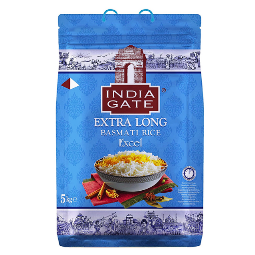 India Gate Extra Long Basmati Rýže Excel (5Kg)