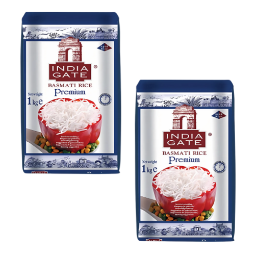 India Gate Prémiová Basmati rýže (Balení 2 x 1kg) 2Kg