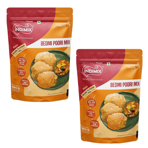 Indimix směs na přípravu Bedmi Poori (Balení 2x 500g) 1Kg