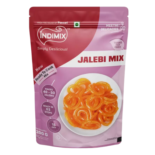 Indimix směs na přípravu sladkých spirál Jalebi (200g)