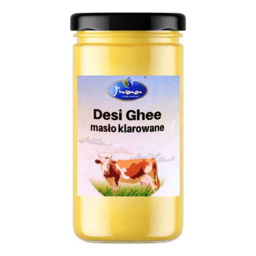 Jivaa Desi Cow Ghee / Přepuštěné kravské máslo (900 ml)