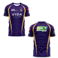Free IPL 2026 Kolkata Knight Riders Fan Edition Replica Team Jersey - S (1pc)