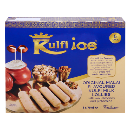 Tubzee Plain Kulfi Ice / Indická zmrzlina (350ml) - Mražené zboží !!