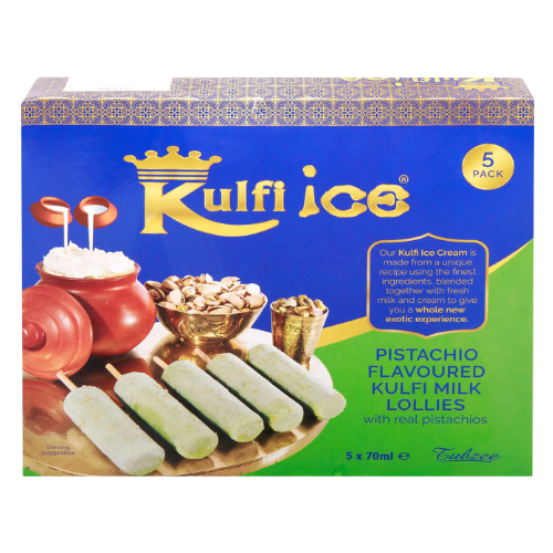 Tubzee Pistachio Kulfi Ice / Pistáciová indická zmrzlina (350ml) - Mražené zboží !!