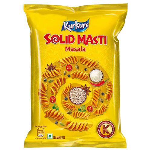 Kurkure Solid Masti / Kořeněné křupky (75g) SLEVA! [DMT: 14. leden 2025]