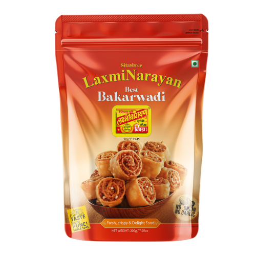 LaxmiNarayan Bakarwadi / Křupavé kořeněné roládky (200g)