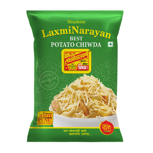 LaxmiNarayan Potato Chiwda / Bramborový snack (250g)
