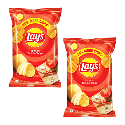 Lay's Spanish Tomato Tango Crisps / Chipsy s příchutí rajčat (Balení 2 x 52g) 104g SLEVA [DMT: 24. leden 2025]