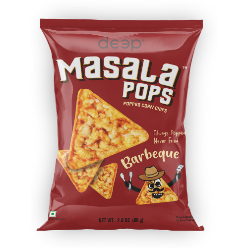 Deep pufovaný snack s příchutí Barberque (80g)
