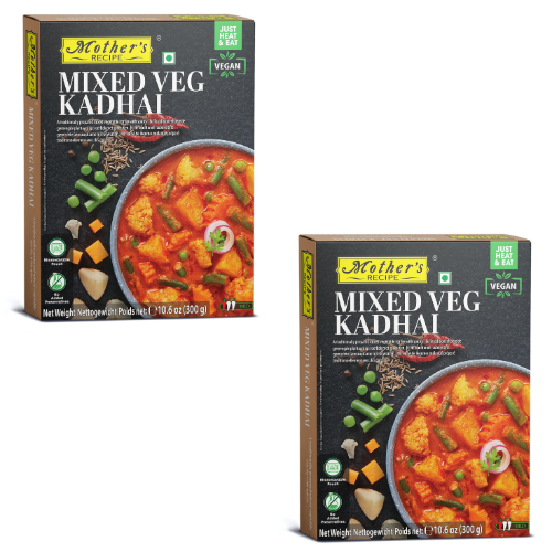 Mother's Recipe Ready to Eat Mixed Vegetable Kadhai (Bundle of 2 x 300g)
