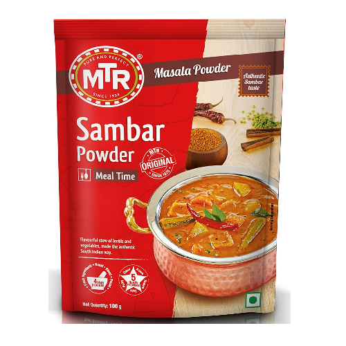 MTR Madras Sambar / směs koření na zeleninovo-luštěninovou polévku z Madrasu (100g)
