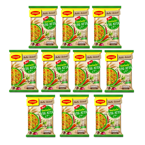 Maggi Instantní nudle se zeleninovou příchutí (Balení 10 x 75g) 750g