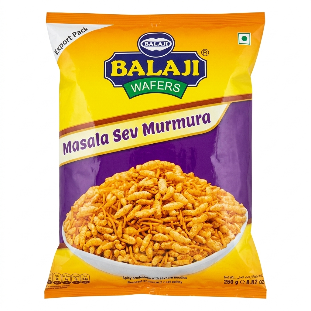 Balaji Masala Sev Murmura / Kořeněná směs (250g)