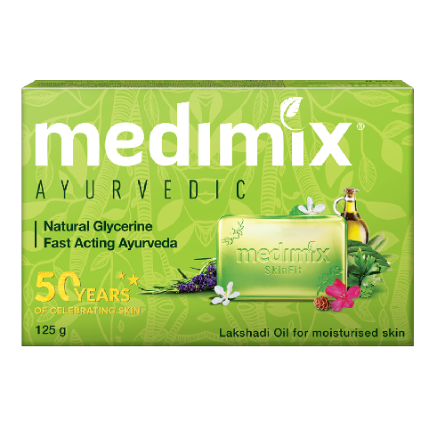 Medimix Ayurvedic Glycerin Soap (125g) - Sale Item [BBD: 31 December 2024]