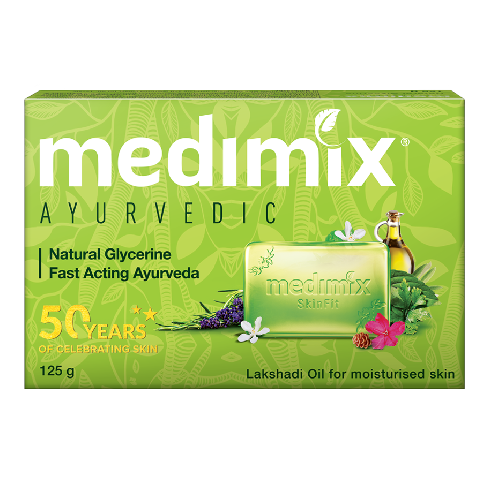 Medimix Ayurvedic Glycerin Soap / Glycerínové mýdlo (125g) SLEVA [DMT: 26. červen 2026]