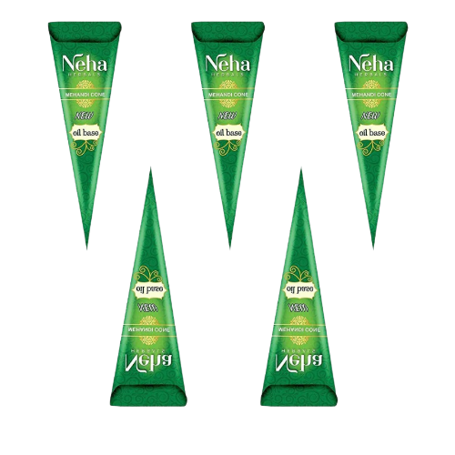 Neha Mehandi Cone (Bundle of 5 x 1pc)