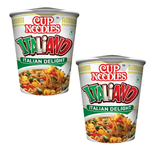 Nissin Italiano Cup Noodles (Bundle of 2 x 70g) - Sale Item [BBD: 27 November 2024]