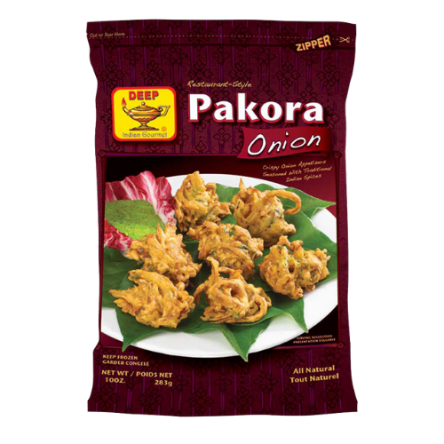 Deep cibulové smaženky pakora (283g) - Mražený produkt!