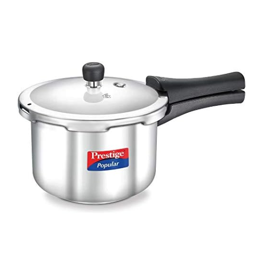 Prestige Popular Stainless Steel Pressure Cooker (3 Liters)