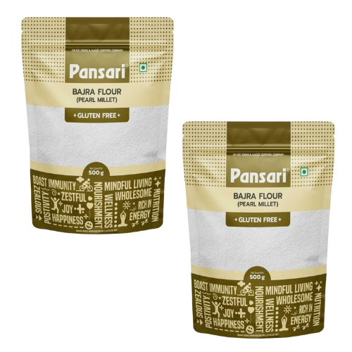 Pansari Bajra / Mouka z perlového prosa (Balení 2x 500g) 1Kg